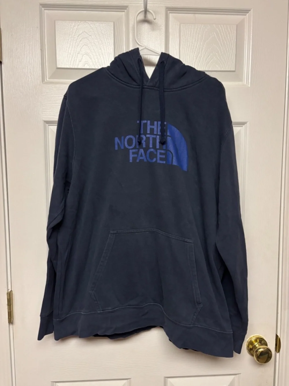 Share The North Face Dark Blue Hoodie Size: XL